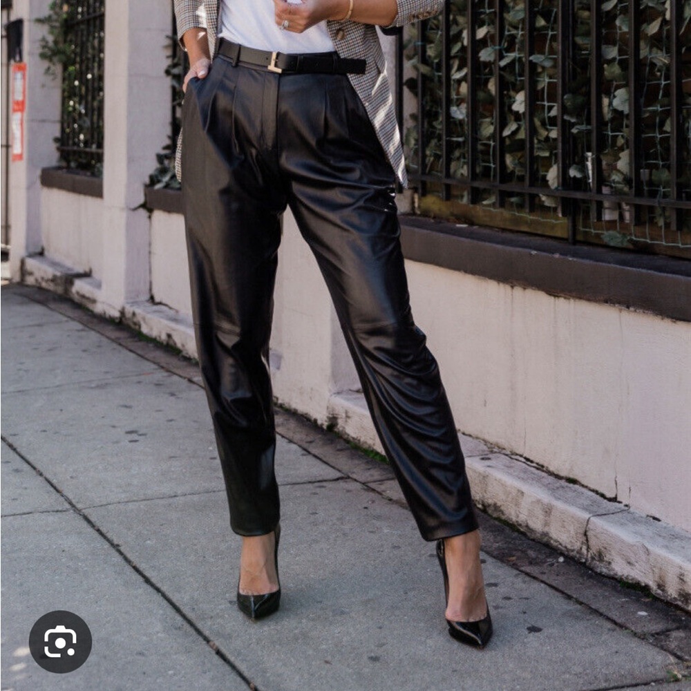 New BLANKNYC Black veagan Leather Pants
